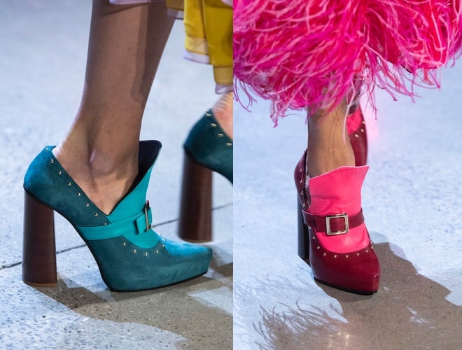 scarpe con tacco moda 2019