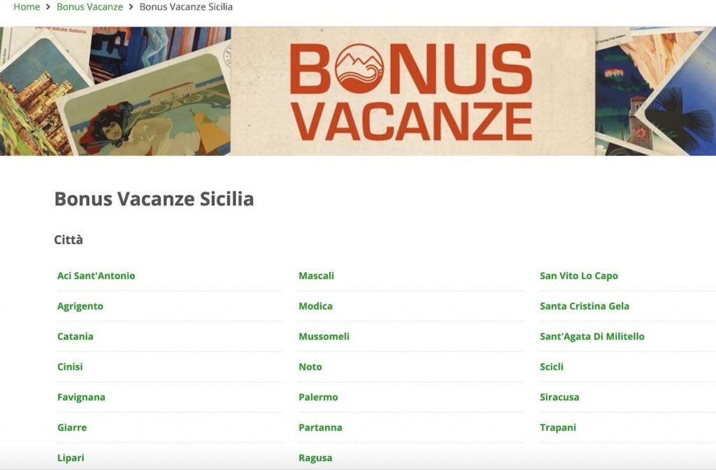 Bonus vacanze strutture aderenti. Elenco, guida. Donne Sul Web